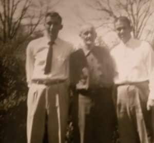 Vintage picture of three men